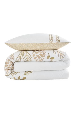 Juego de nórdico de algodón Joyce - Blanco