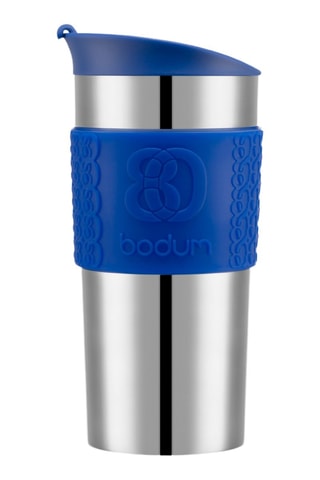 Taza de viaje isotérmica de acero inoxidable y silicona Travel - 35 cl