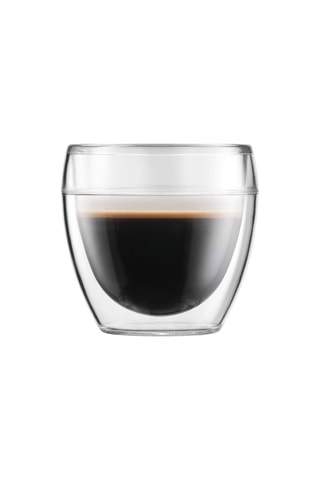 6 vasos de pared doble de plástico irrompible - 25 cl