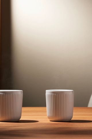 2 tazas de pared doble de porcelana Douro -  10 cl