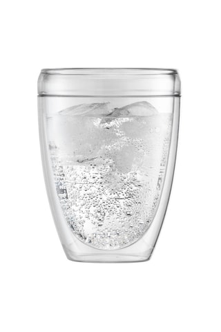 6 vasos de pared doble de plástico irrompible - 35 cl