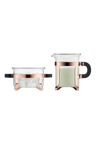 Azucarero y jarra de leche Chambord