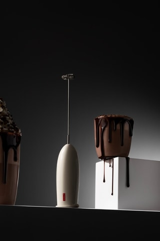 Espumador de leche con vara de acero inoxidable Schiuma