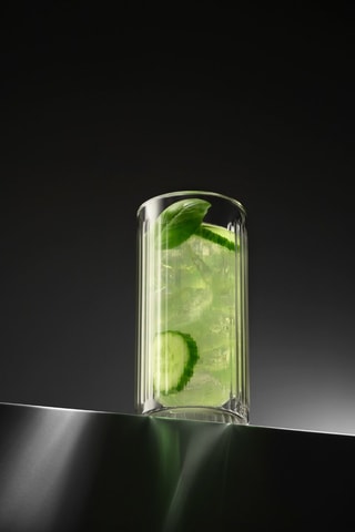 2 vasos de pared doble de vidrio de borosilicato Dourobar - 28 cl