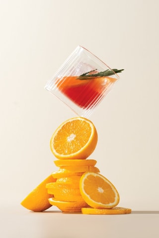 2 vasos de whisky de vidrio de borosilicato y silicona Douro Bar - 30 cl