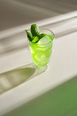 6 vasos Pilatus de pared doble de vidrio de borosilicato - 
35 cl