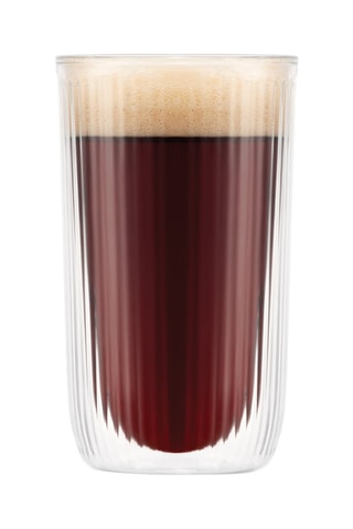 2 vasos de pared doble de vidrio de borosilicato - 
45 cl