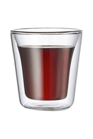 6 vasos de pared doble de vidrio de borosilicato Canteen -  10 cl