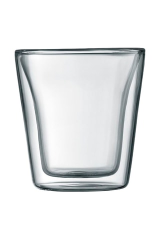 6 vasos de pared doble de vidrio de borosilicato Canteen -  10 cl