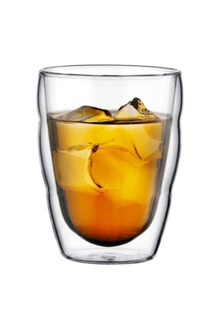6 vasos de pared doble de vidrio de borosilicato Pilatus - 25 cl
