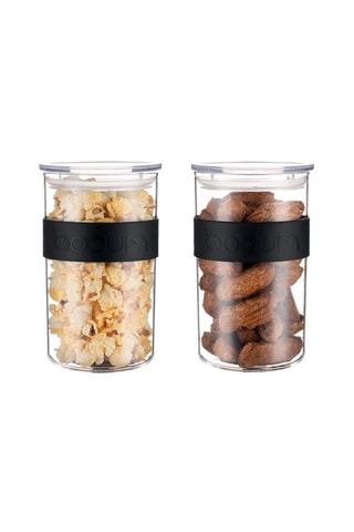 2 tarros con tapas - 1 l