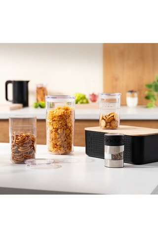 12 tarros con tapas - de 250 ml a 2 l