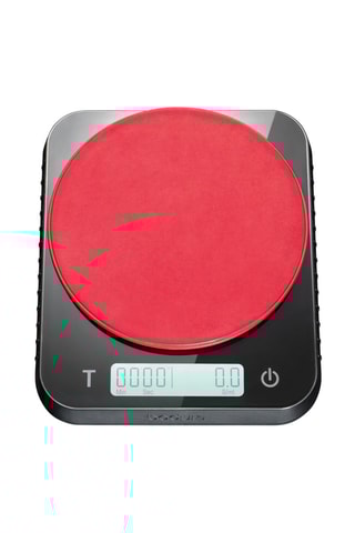 Balanza con cronómetro Bistro - Negro y rojo