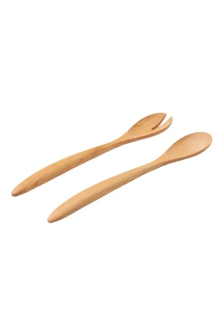 Cubiertos para ensalada de haya Nissen - 2 piezas