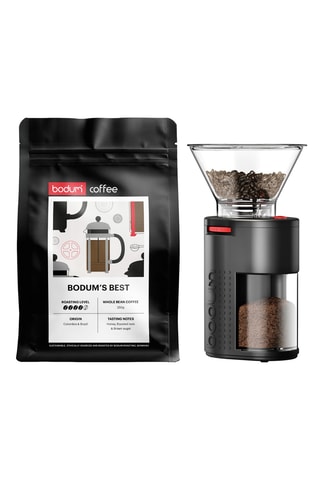 Triturador de café eléctrico Bistro y café en grano Bodum’s Best Brazil & Columbia Durley - 250 g