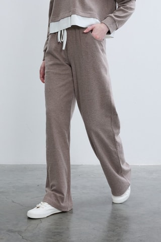 Pantaloni straight  - Taupe
