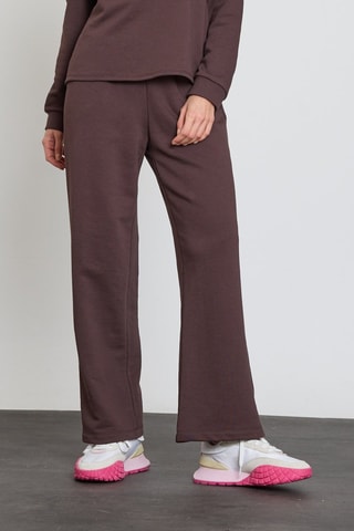 Pantaloni wide legs  - Marrone