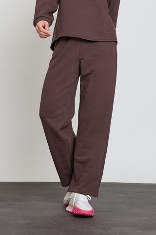 Pantaloni wide legs  - Marrone