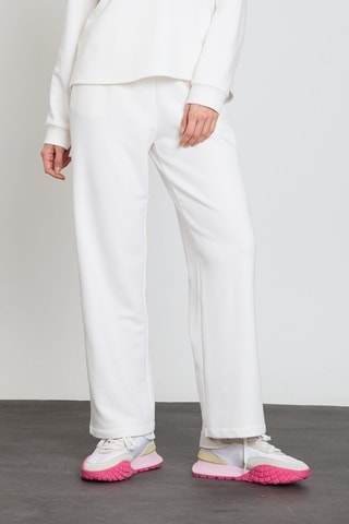 Pantaloni wide legs  - Bianco
