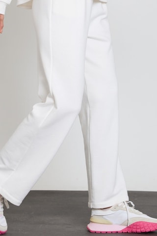 Pantaloni wide legs  - Bianco