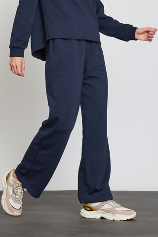 Pantaloni wide legs  - Blu