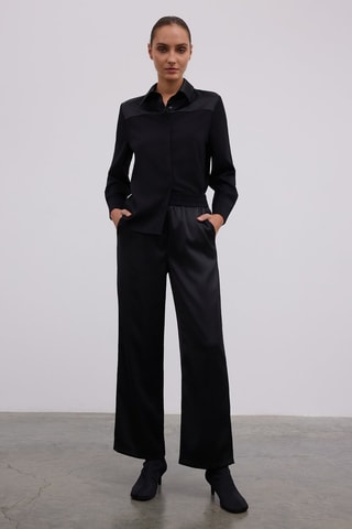 Pantaloni relaxed  - Nero