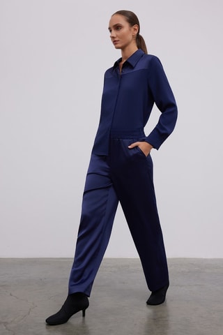 Pantaloni relaxed  - Blu