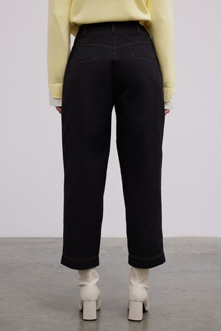 Pantaloni carrot  - Nero