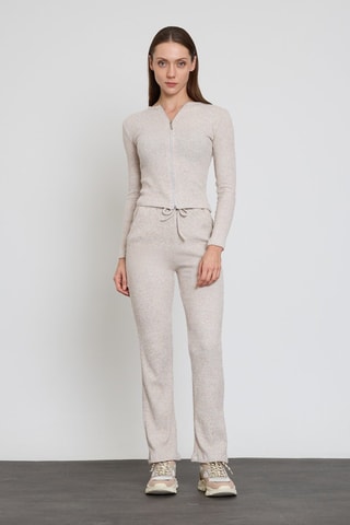 Cardigan e pantaloni  - Grigio