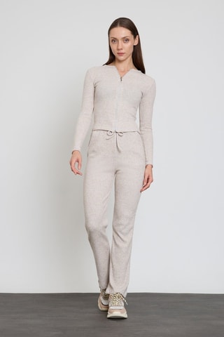 Cardigan e pantaloni  - Grigio