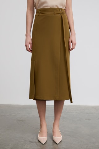 Gonna a portafoglio  - Verde