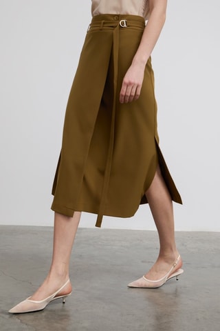 Gonna a portafoglio  - Verde