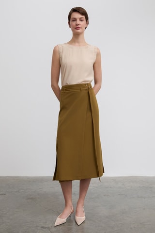 Gonna a portafoglio  - Verde