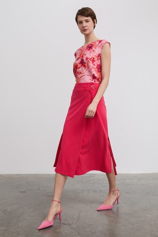 Gonna a portafoglio  - Rosa