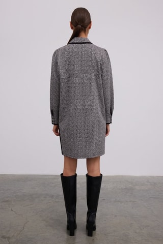 Abito a camicia  - Bianco e nero