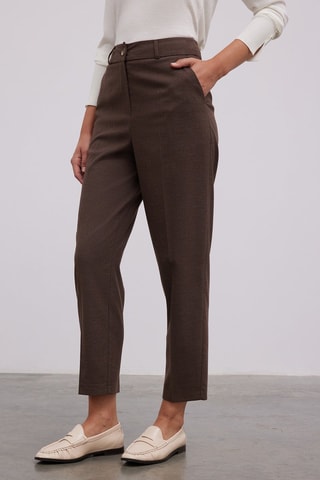 Pantaloni carrot  - Marrone