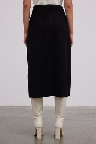 Gonna taglio dritto  - Nero