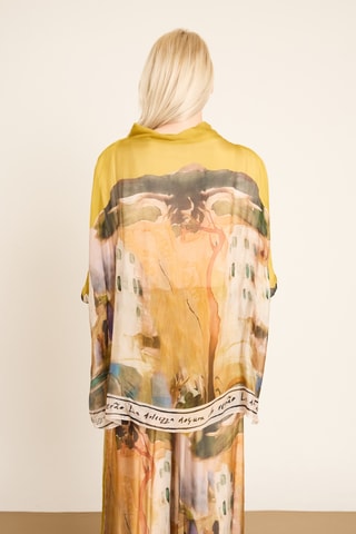 Blusa in seta - Verde