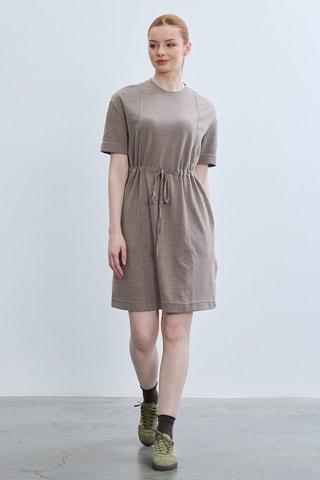 Abito a campana  - Taupe