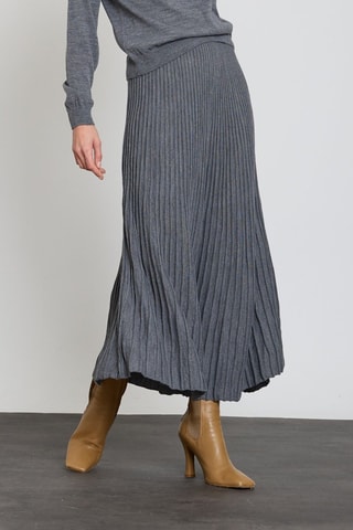 Gonna midi  - Grigio