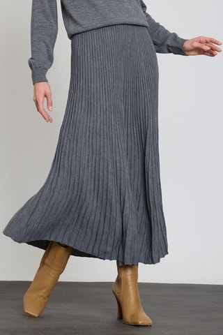 Gonna midi  - Grigio