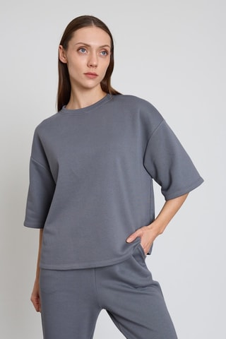 T-shirt oversize  - Grigio