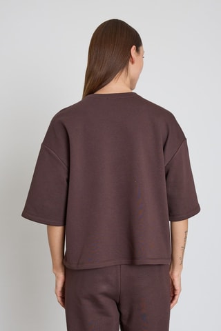 T-shirt oversize  - Marrone