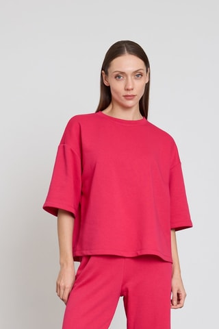 T-shirt oversize  - Rosa