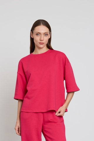 T-shirt oversize  - Rosa