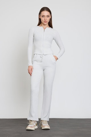 Cardigan e pantaloni  - Grigio