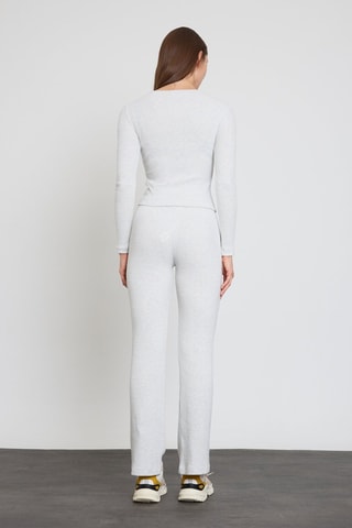 Cardigan e pantaloni  - Grigio