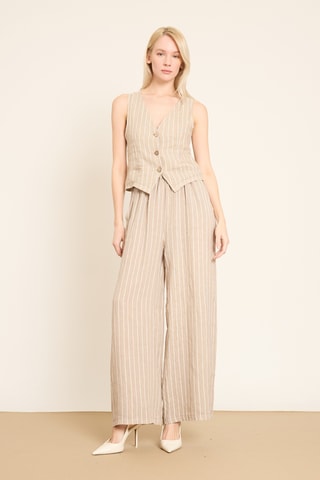 Gilet da completo in lino - Grigio