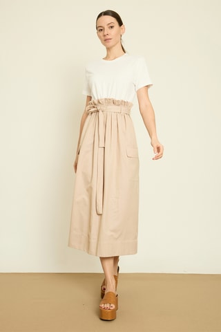 Abito midi - Beige