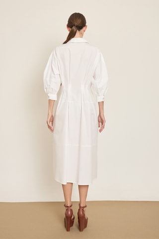 Abito a camicia - Beige